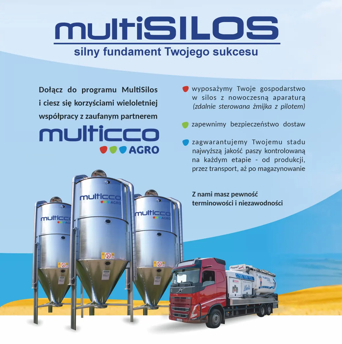 Multicco Agro - Mobilne mieszalnie pasz